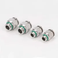 PC pneumatic quick connector 304 stainless steel G thread M5 M6 1/8" 1/4" 3/8" 1/2" BSP external thread pipe water gas connector 4