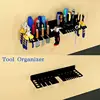 Wall Mount Tool Storage Rack, Screwdriver Holder,Pliers Organizer, Wrench Utility Shelf,38 Holes for Variety of Small Hand Tools 2