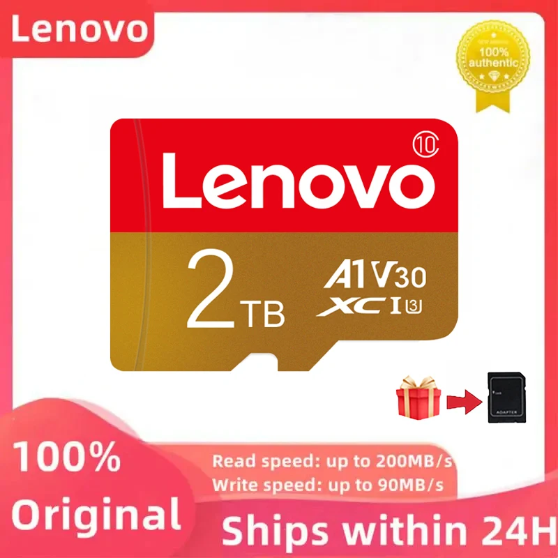 Scheda Di Memoria Lenovo 2Tb 1Tb Sd/Tf Flash Card 512Gb 256Gb 128Gb Mini Sd Card Uhs-1 Scheda Video Flash Per Gaming Nintendo 64 Ps5