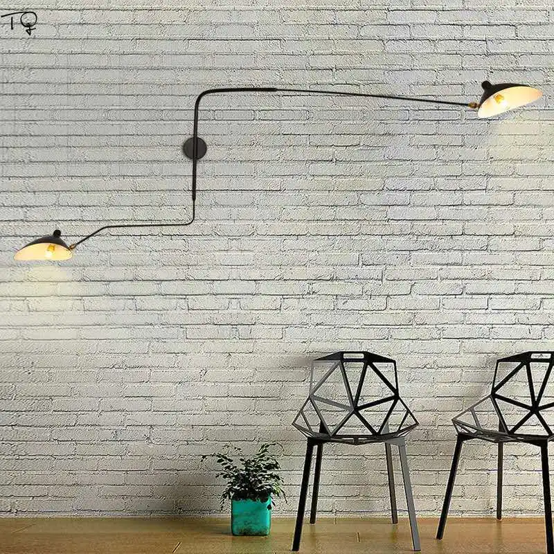Designer Industrial DaWn Spider Serge Mouille Wall Lamps Iron Art Modern Interior Lighting Loft Studio Sofa Cafe Study Bathroom 6