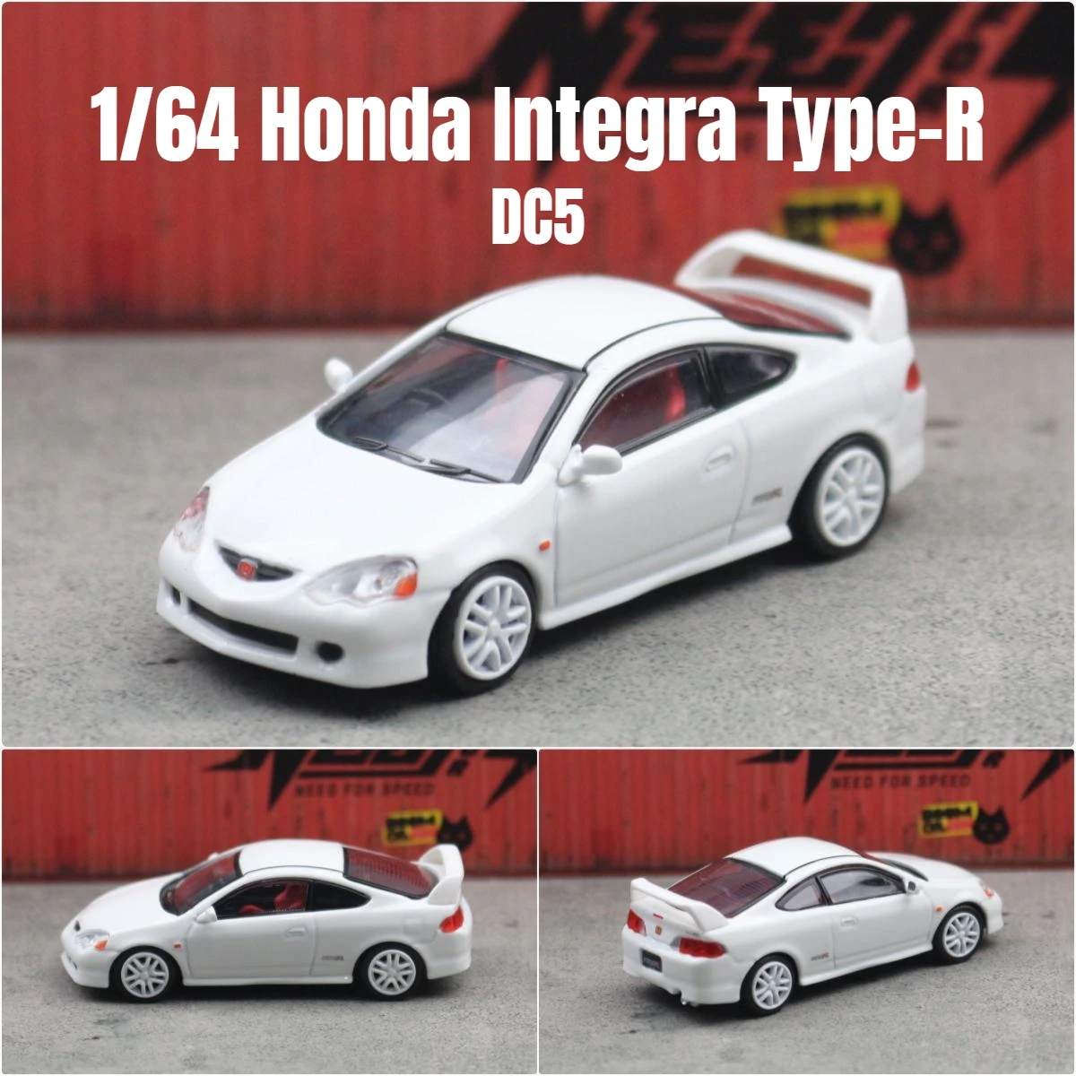 1/64 Honda Integra Type-R DC5 JDM Toy Car Model 1:64 Diecast