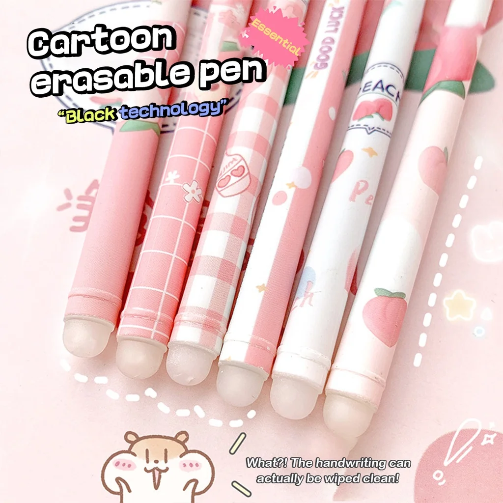 12 قطعة/صندوق قلم جل قابل للمسح 0.5 مللي متر طرف إ...