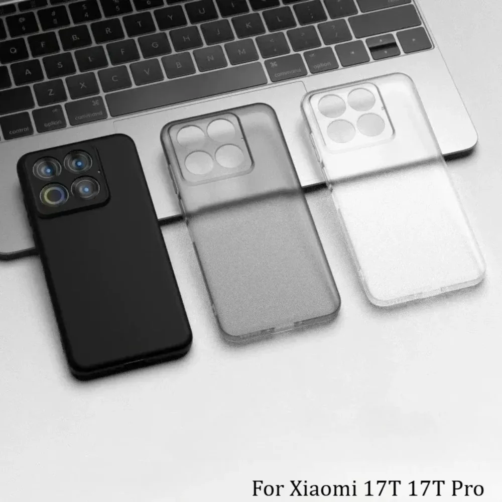 Minimalist Transparent Frosted Anti-Drop Soft Phone Case - Slim Shockproof Protector Back Cover