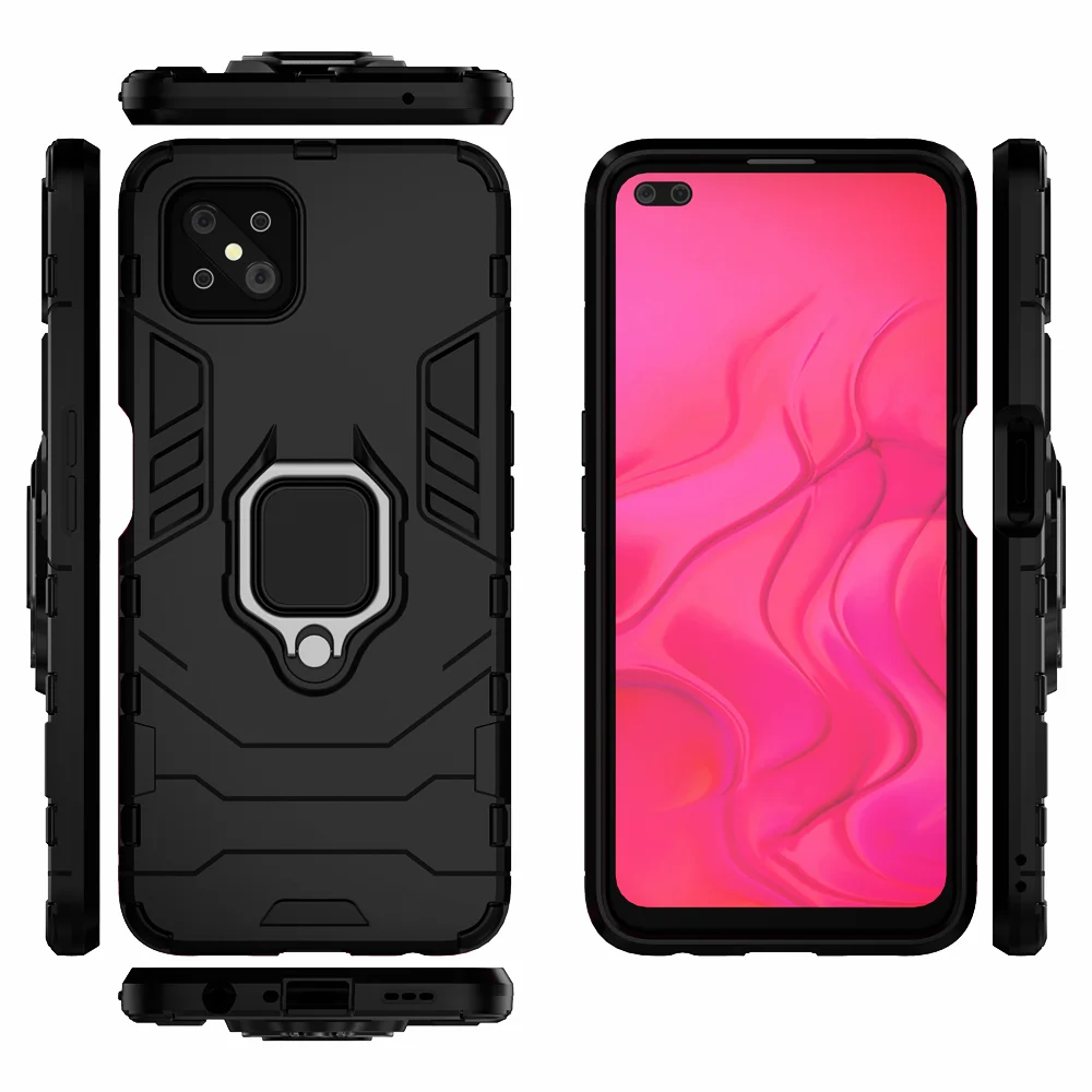 Para Oppo Reno 4Z 5G Funda Magnética De Coche A Prueba De Golp Anillo Armadura Cubierta Para Oppo Reno 4 Z 5G Funda Para Oppo Reno4 Z 6,57 Pulgadas Coque Capa - AliExprs
