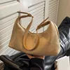 Velvet Handbag Purse for Women Suede Shoulder Bag Causal Crossbody Bags Female Luxury Designer Clutch Ladies Crescent Hobo Bag 1