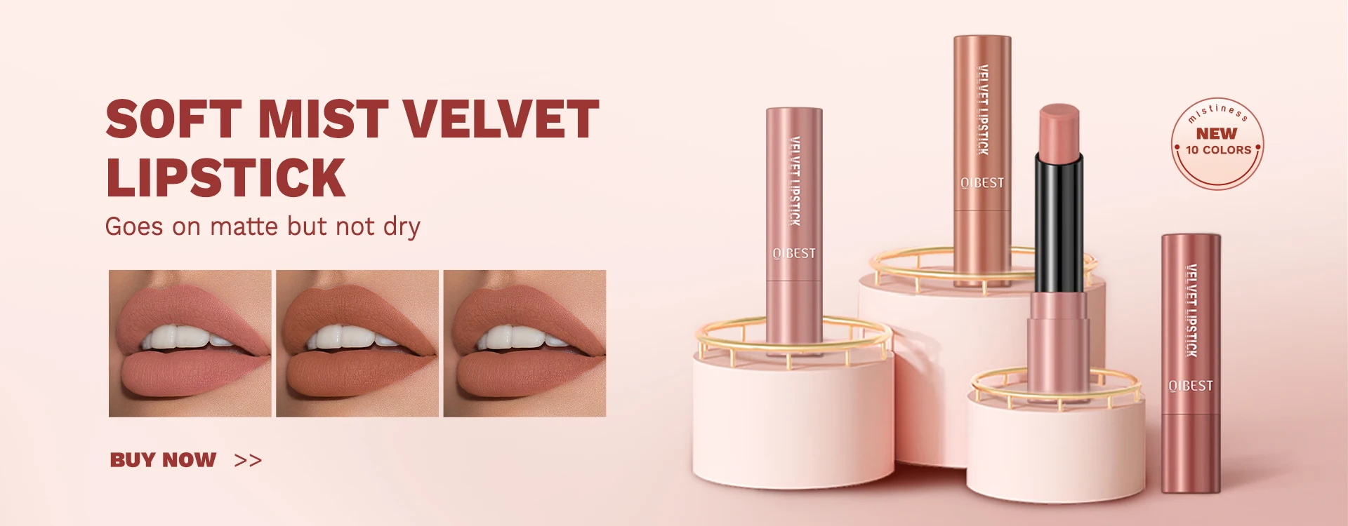 Description Picture 3 of itemQIBEST Shining Jelly Lipstick Color Change With Temperature Lip Stick Hydrating Moisturising Lip Balm Glitter Lipstick Cosmetics