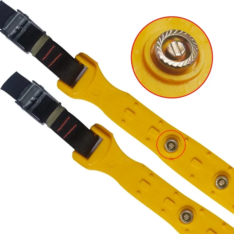 Universal Winter Anti-skid Chain 10Pcs/Set for Car SUV Van TPU Anti-skid Chain Road Safety Vehicle Chain