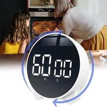Magnetic Digital Timer Alarm Clock Kitchen Cooking Shower Study Stopwatch LED Counter Alarm Remind Manual Electronic Countdown