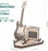 Robotime ROKR Electric Guitar Model Gift for Kids Assembly Creative Toys Building Block Set 3D Wooden Puzzle - TG605K 3