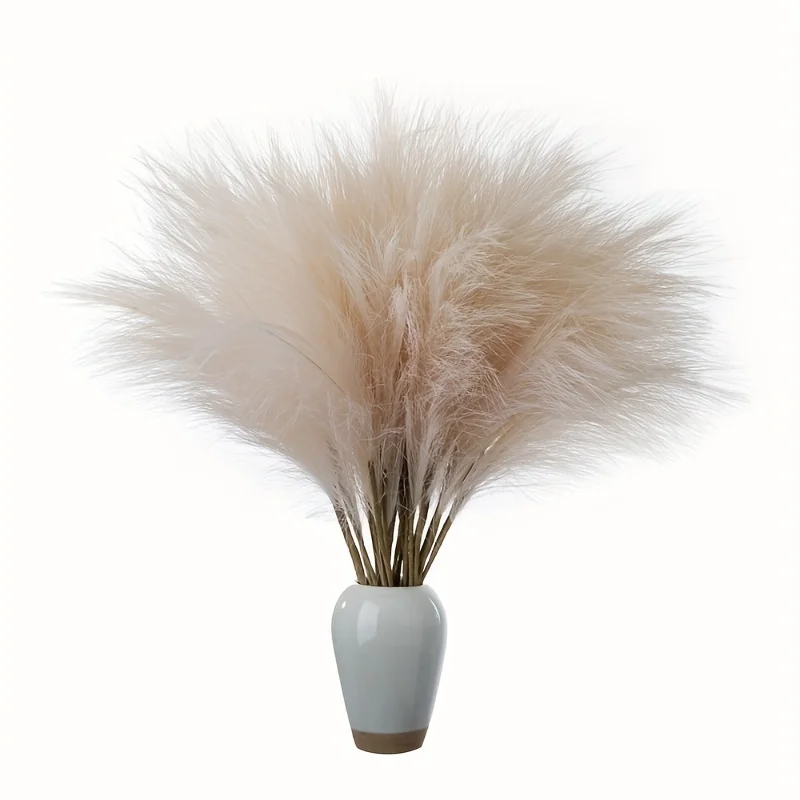 Künstliches Pampasgras – 4 Stück, Je Ca. 113 Cm Hoch, Blau, Flauschig, Für Boho- & Bauernhaus-Deko (abnehmbar)