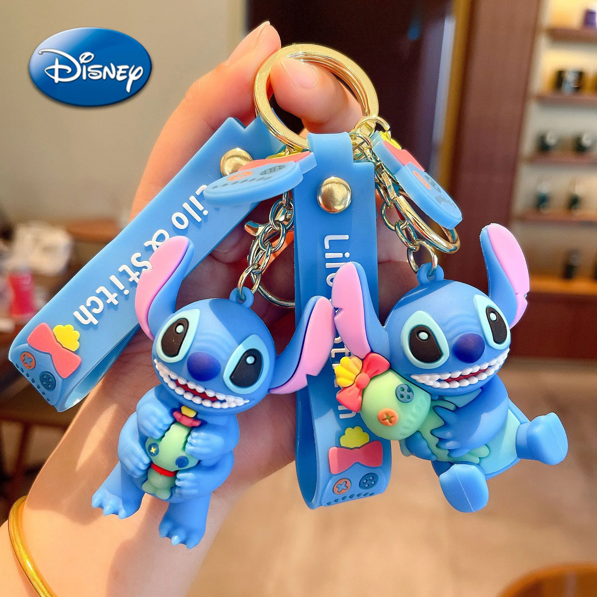 Anime Lilo & Stitch Keychain Cartoon Figure Stitch Pendant Keychains