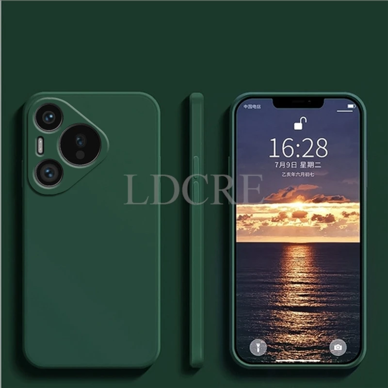 Liquid Silicone Soft Rubber Phone Case Cover - Enhanced Protection