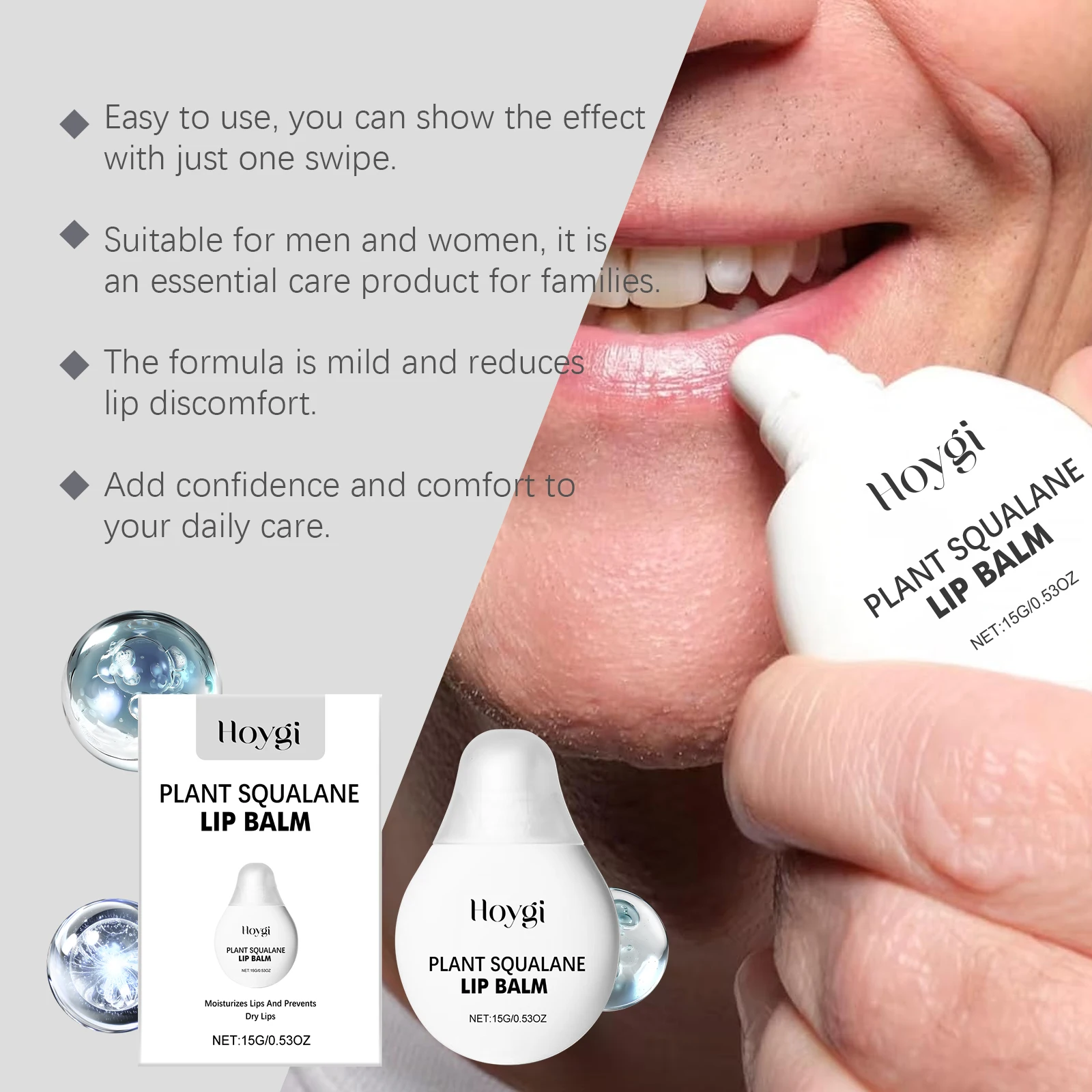 Lip Balm Deep Moisturizing Reduce Lip Lines Removal Dead Skin Exfoliating Anti Dry Long Lasting Nourishment Daily Care Lip Balm 6