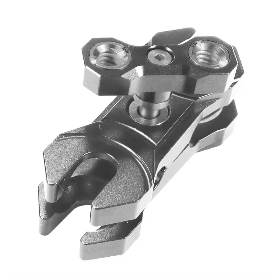 Magic Arm 360 Rotation Double Ball Head with Arri Pin 1/4 3/8 Screw Adapter for