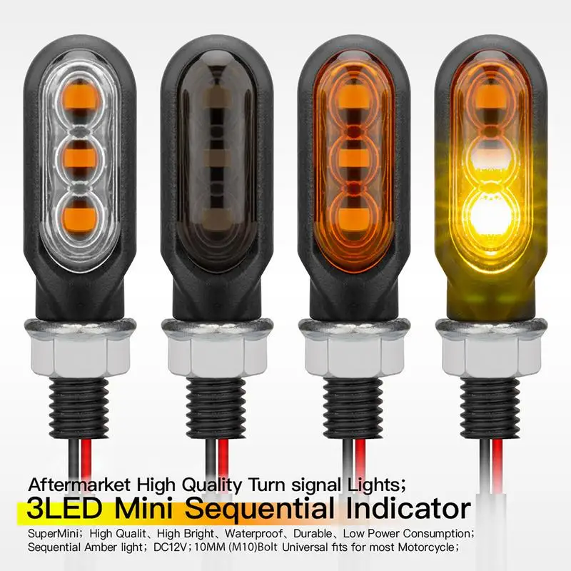 

Motorcycle Signals High Saving Brightness Blinker Lights Direction Indicator Waterproof for Motorcycle Modification Accessories