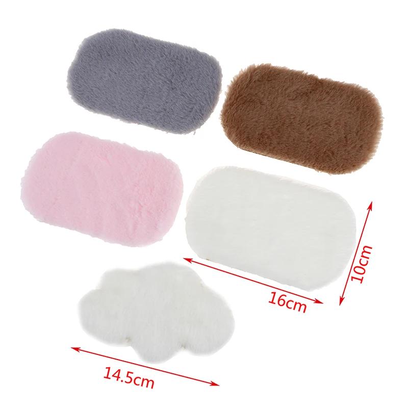 Miniature Plush Rug for Dollhouse Living Room Decor Accessories