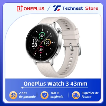 Versione globale OnePlus Watch 3 Smartwatch da 43 mm Display AMOLED da 1,37 pollici Snapdragon W5 Gen 1 Fino a 60 ore di durata della batteria