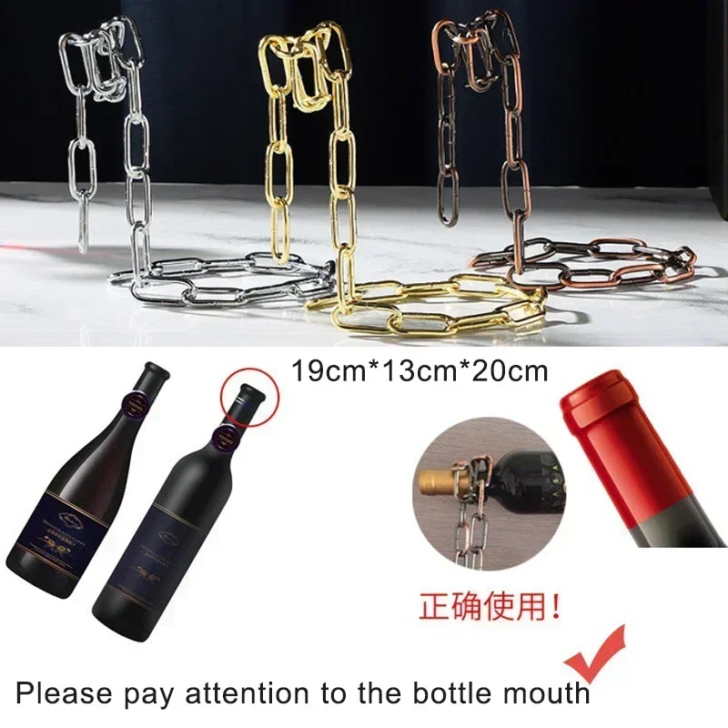 Magical Suspension iron Chain Wine Racks 2 | Magical Suspension iron Chain Wine Racks 2