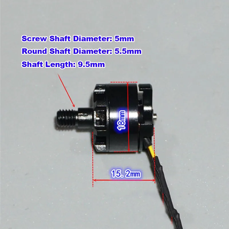 Moteur Brushless 1306 3000KV pour Drone RC Avion