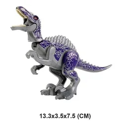 Animal Cartoon Figures Building Block Set - Fun and Educational Toy for Children - Perfect Christmas Gift (PURPLE)