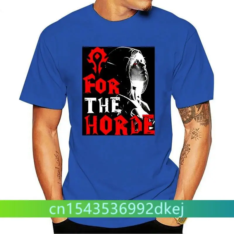 Fashion Man Horde Sylvanas Winfunner Wow T Shirt Casual Top Uomo O Collo T Shirt Adulto