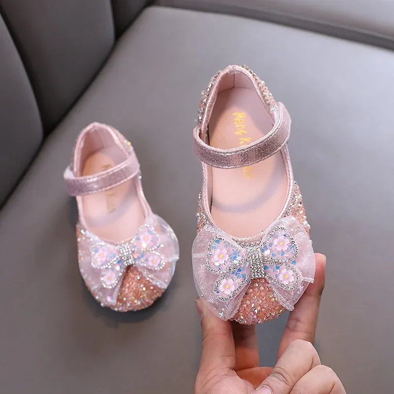 Leather Ballet Flats Shoes for Kids Girls Spring Autumn