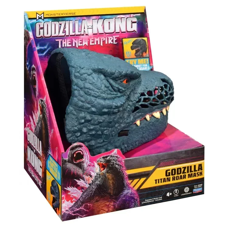thumbnail image 1 of Figura de acción de juguete modelo Godzilla VS Kong New Empire 2024, juego de rol, máscara interactiva con sonido de rugido de Godzilla Kong Titan, regalos para niños, 1 of 5