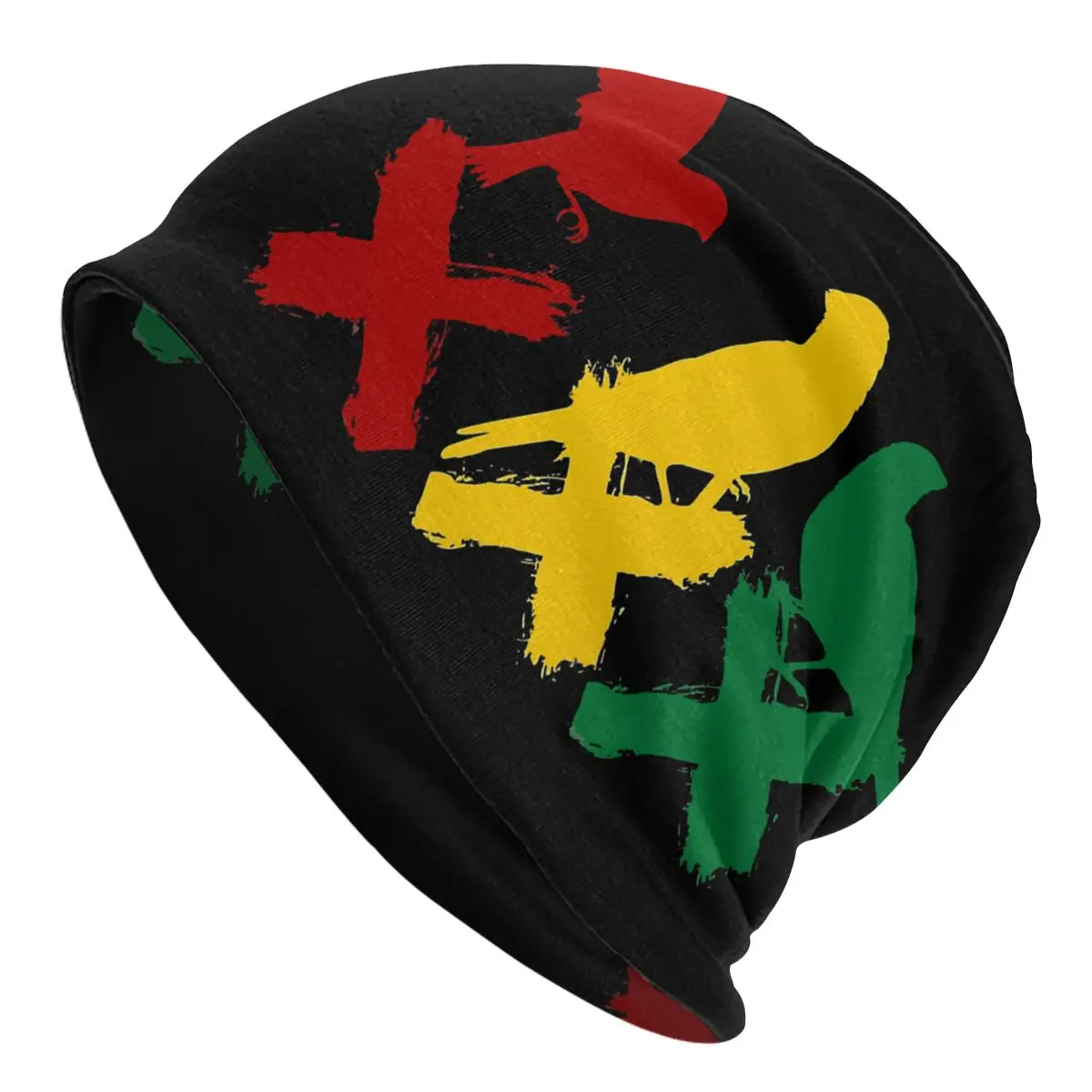 

3 Little Bob Ajax Bob Marley Unisex Bonnet Thin Outdoor Hats Double Layer Hat Breathable Caps