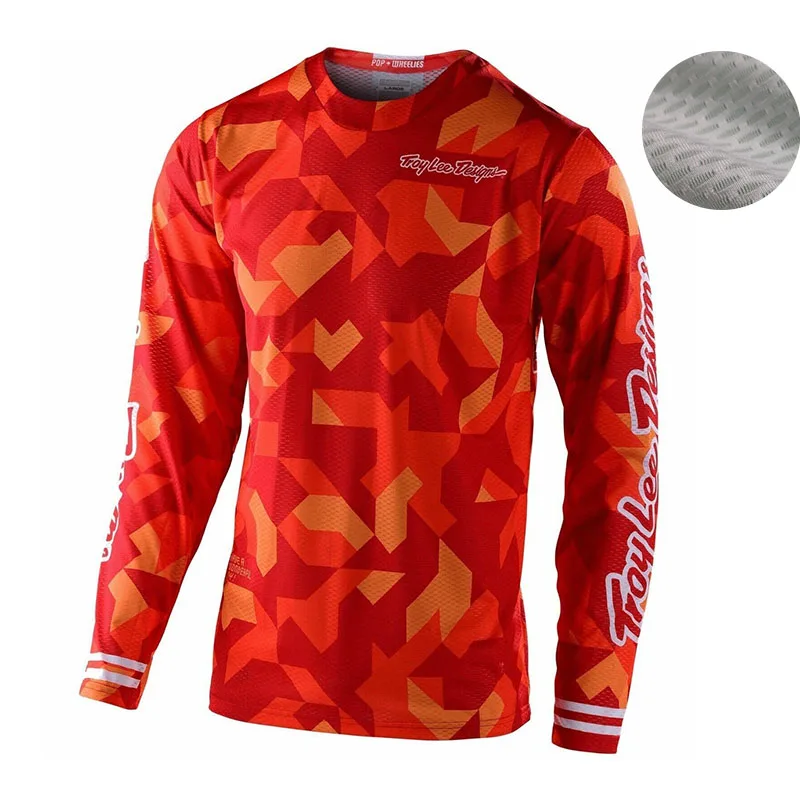 

Men's enduro breathable jersey, DH motocross downhill jersey, BMX mountain bike breathable mtb shirt, customizable logo