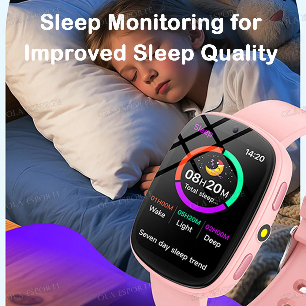 2026 Kids Games Smartwatch 1.83''HD Screen Camera Interesting Games Sleep Monitoring Alarm Clock Calculator Children Watch Gifts 5