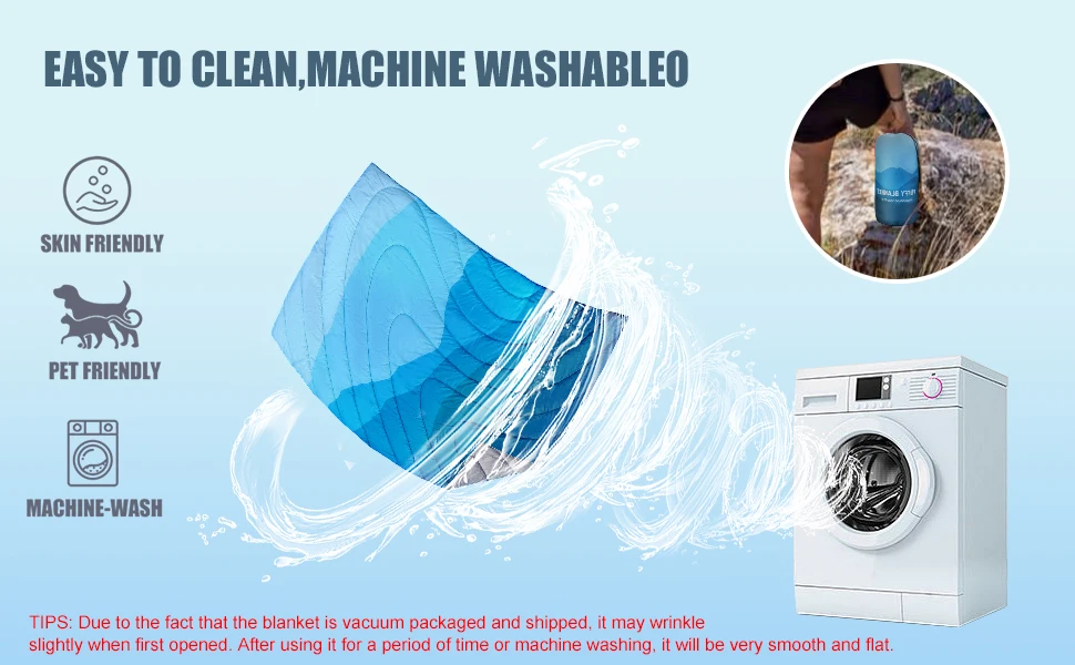 Description Picture 6 of itemWESTTUNE Camping Puffy Blanket 200*140cm Warm Climbing Blanket Waterproof Esay Package Blanket Quilt Mat for Outdoors Traverls