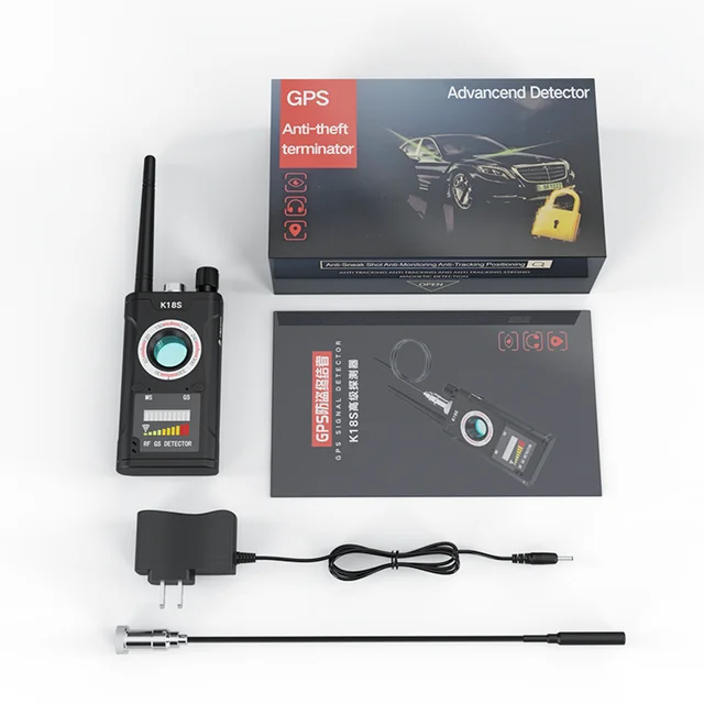 K18S GSM Wireless Detector Camera Audio Bug Finder GPS Signal lens Tracker Detect Multi-function Anti Camera 6