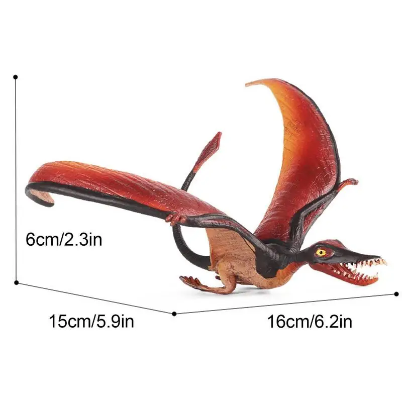  EOIVSH 3-Pack Realistic Flying Dinosaur Figures - Pterosaur,  Pterodactyl & Pteranodon - Educational Toy, Great for Collection, Gifts &  Party Favors : Toys & Games