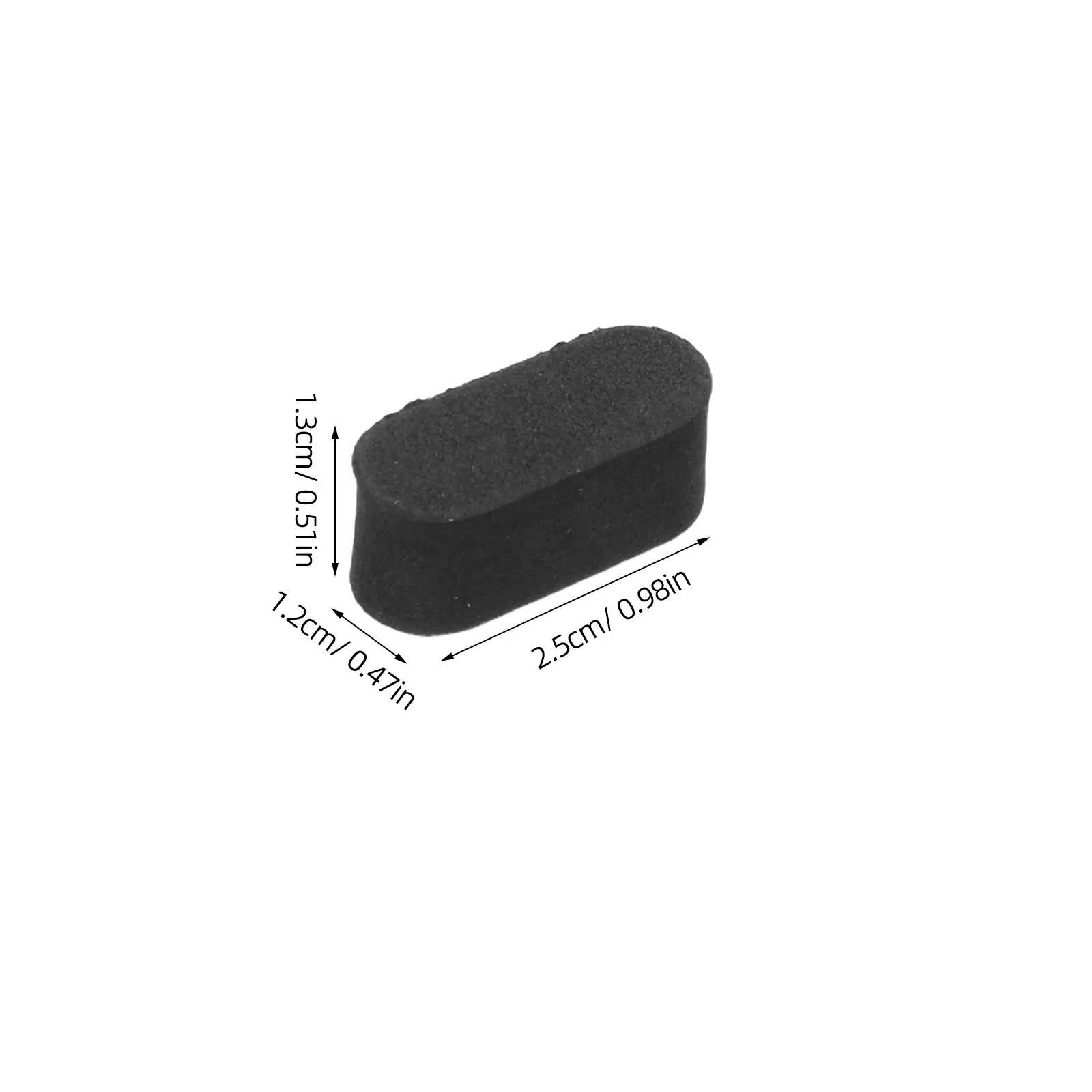30Pcs 충격 흡수 발 패드 접착식 절연 발 안티 진동 드론 랜딩 스키드 패드 Fpv 레이싱 야외 비행 블랙