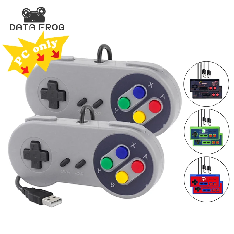 Data Frog Gaming Joystick Controller Gamepad Per Nintendo Snes Aspetto Windows7/8/10/Mac Joystick Di Controllo Usb 2023
