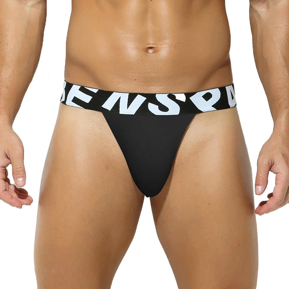

Hot New Briefs Men Male Underwear Bamboo Fiber Bikini Breathable G Strings Hygroscopic Letter Printing Lingerie