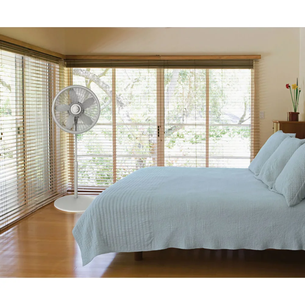 HAOYUNMA 18 Adjustable Cyclone Pedestal Fan with 3 Speeds, S18902, Gray -  AliExpress