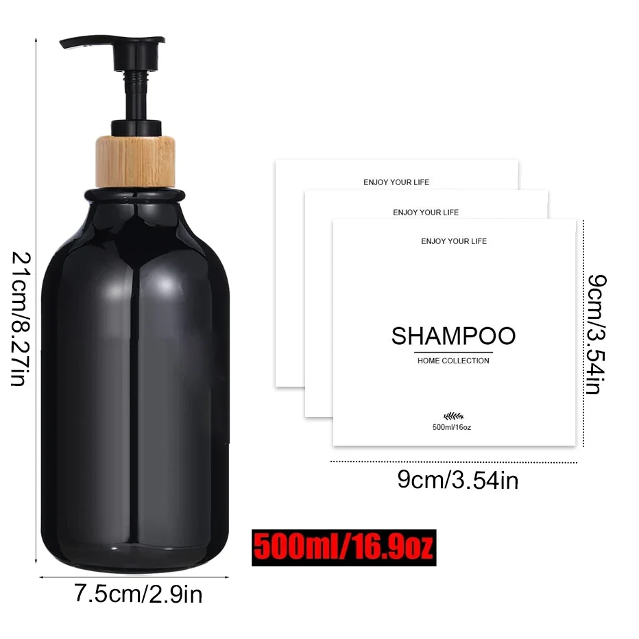 Soap Dispenser Shampoo Dispenser Soap Dispenser Bottle 500ml Shampoo Dispenser for Shower
