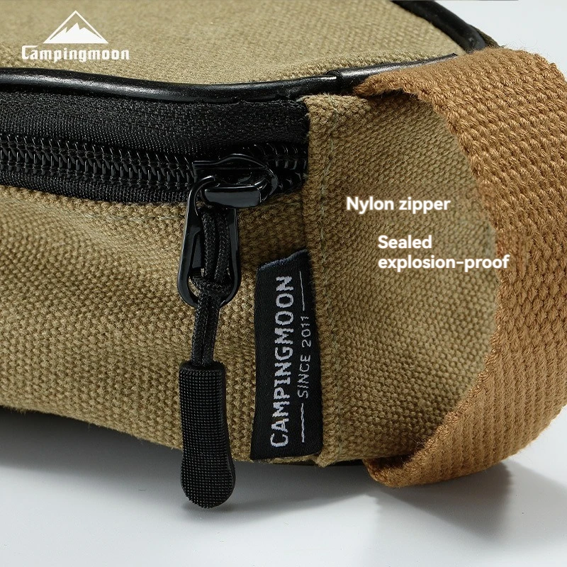 CAMPINGMOONOutdoor Camping Barbecue Tableware Storage Bag Wear-Resistant Snow Bowl Tote Bag Large Capacity Sundries Picnic Pouch