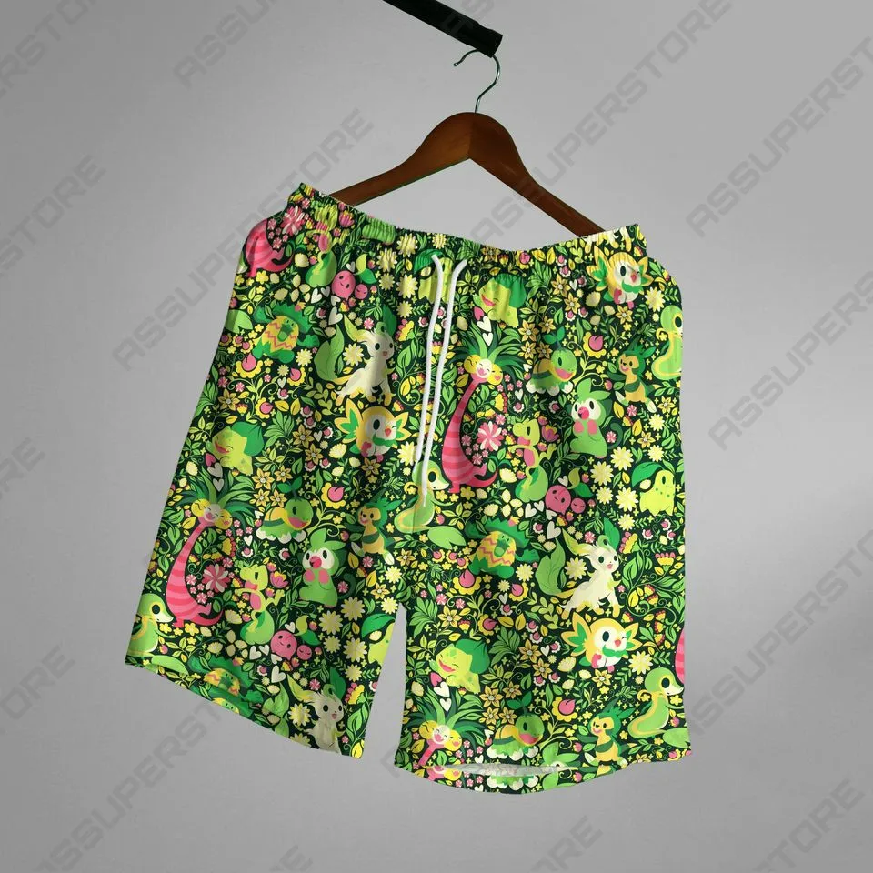 Men's Shorts Summer Shorts Casual Shorts Pocket Drawstring funny animal cartoon Breathable Short Fashion Streetwear beach pants 3