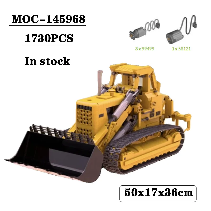 

Building Block MOC-145968 Tracked Loader Splicing Model 1730PCS Puzzle Education Children Birthday Christmas Toy Gift Ornaments