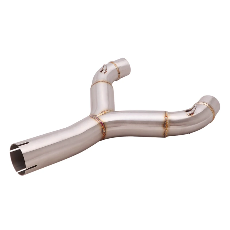 Slip On Motorcycle Exhaust Mid Connect Tube Middle Link Pipe Stainless Steel For Aprilia Shiver 750 2010-2016 - Image 3