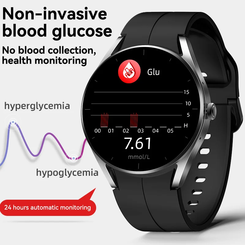 

2023 New KS05 ECG+PPG Smart Watch 1.32" 360*360 Bluetooth Call Blood Sugar Body Temperature Heart Rate Smart Watch for Men Women