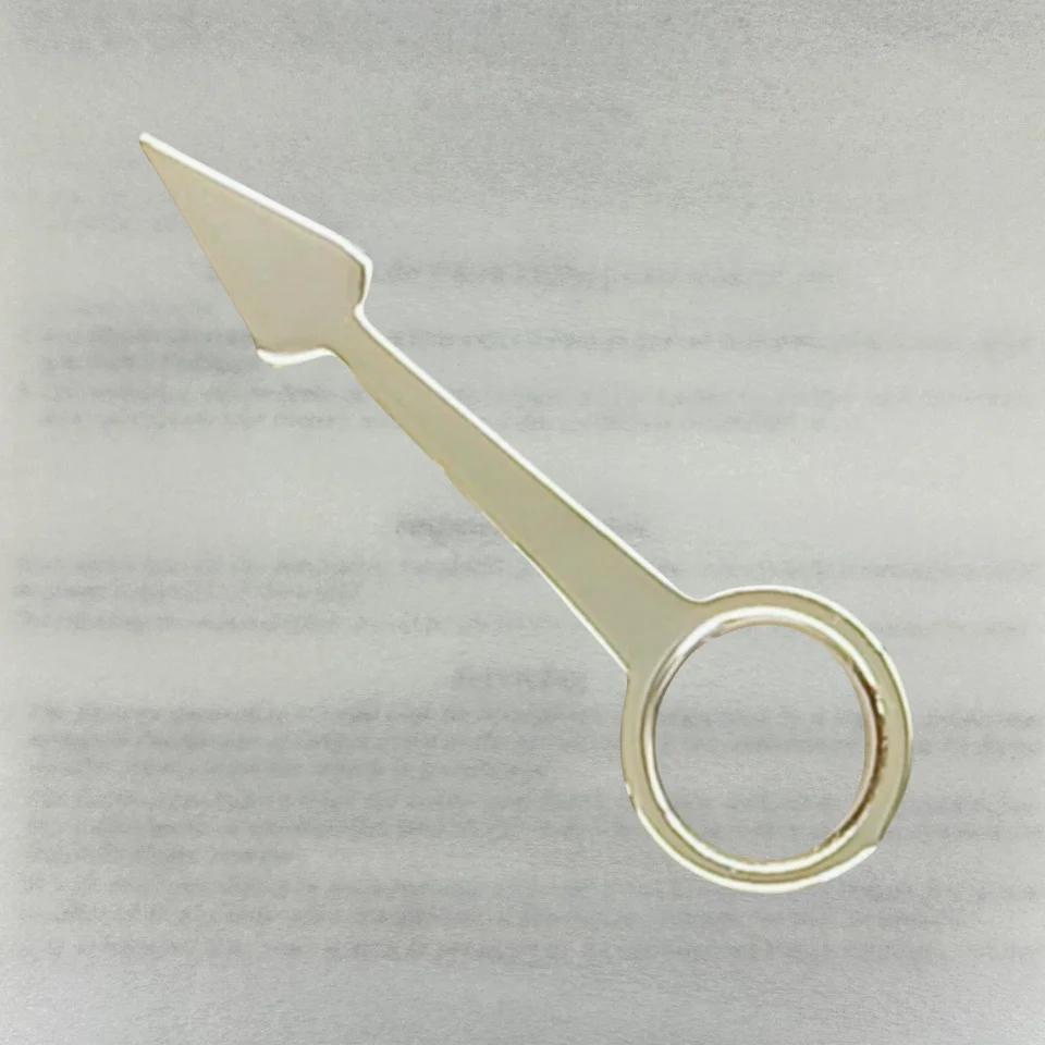 Enhanced Red Hand-Colored Watch Pointer for NH34 Movement - Time Zone Adjustment Replacement Hands