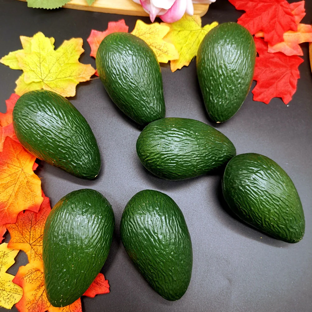 

Avocado Fruit Decor Table Decorationsationsss Fake Pretend Vegetables Simulation Tiny Dollhouse Food Plastic Kitchen Prop
