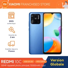 Global Version Xiaomi Redmi 10C Smartphone 4GB 64GB/4GB 128GB  Snapdragon® 680 Octa Core  6.71" display 50MP  5000mAh 18W