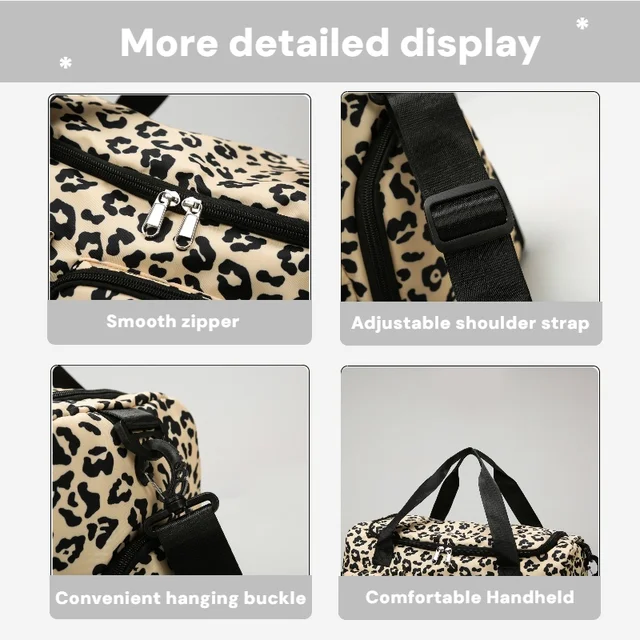 Leopard Print Travel Bag 5