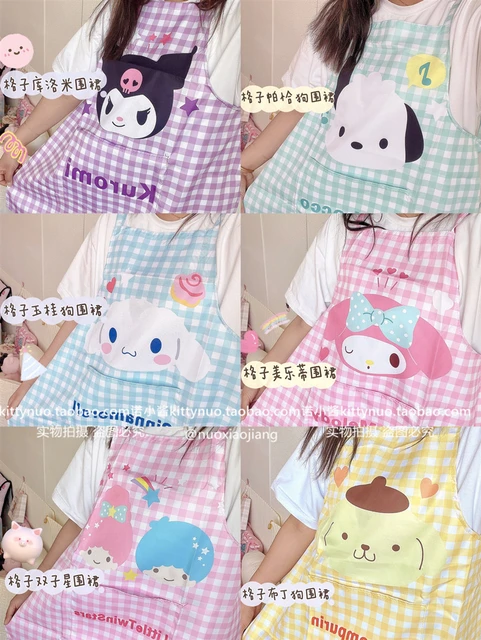 Hello Kitty Plaid Apron