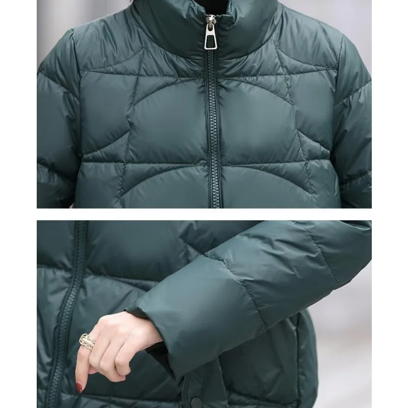 2023 New Women Down Jacket Winter Coat Female Short-length Loose Parkas Frivolous Big Size Outwear Warm Fashion Overcoat