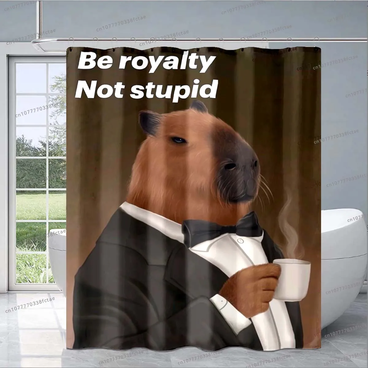 

The Capybara Club Anime Shower Curtain Kawaii Cute Cartoon Shower Curtain Adult Children Bathroom Decoration Shower Curtain Gift